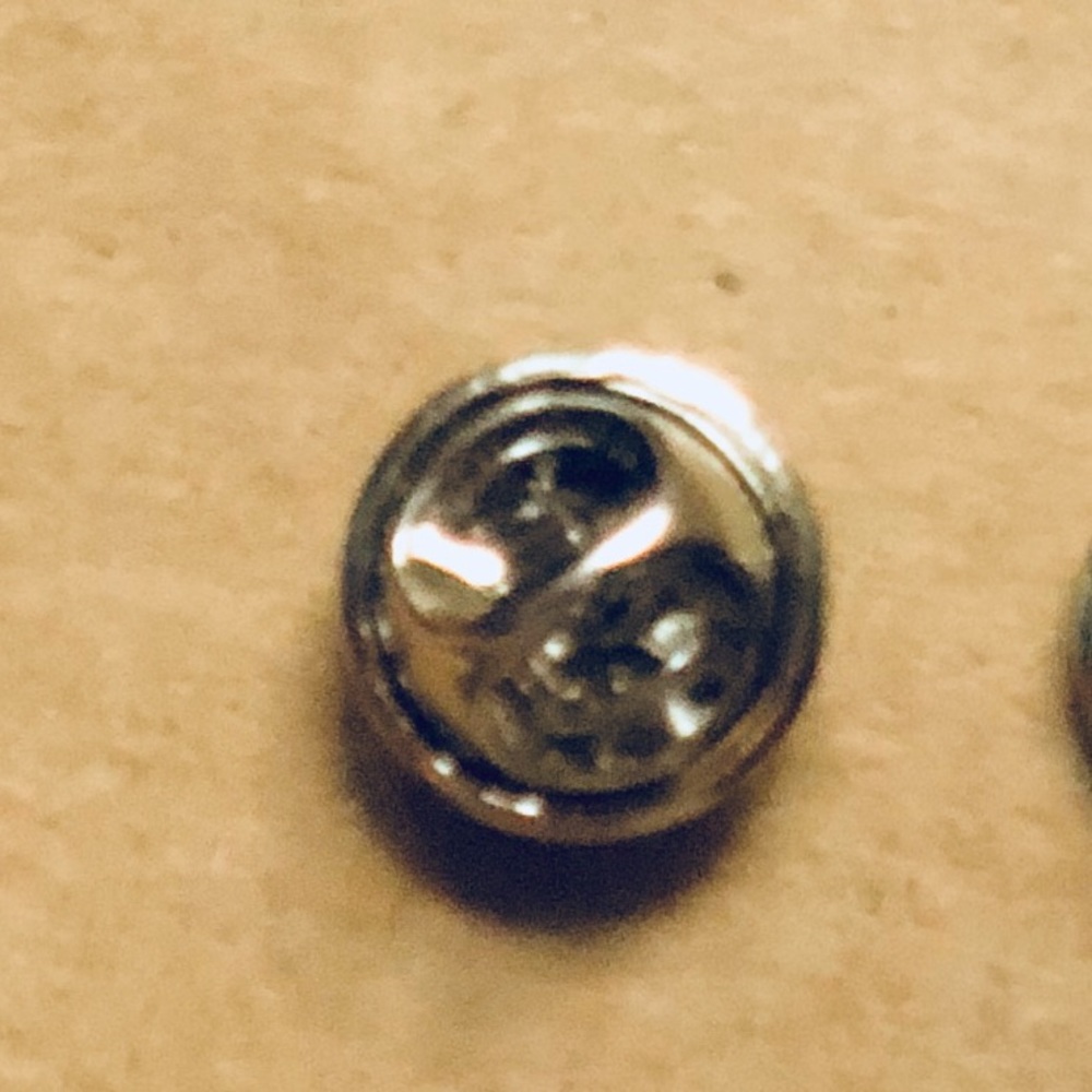 Handmade Polymer Clay Flag Pin - Picture 2 of 2